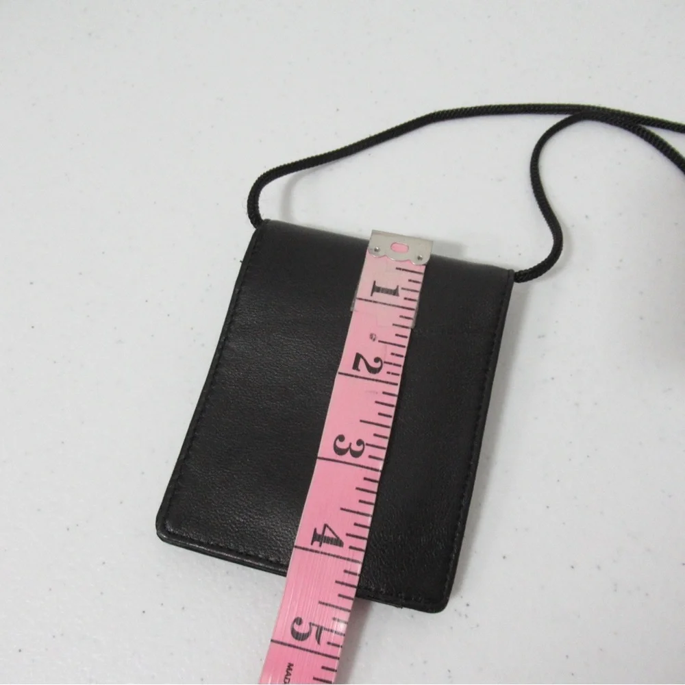 Wilsons Leather Black Travel Wallet